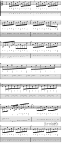 Van Halen «Spanish Fly» — ноты для гитары. Часть 5